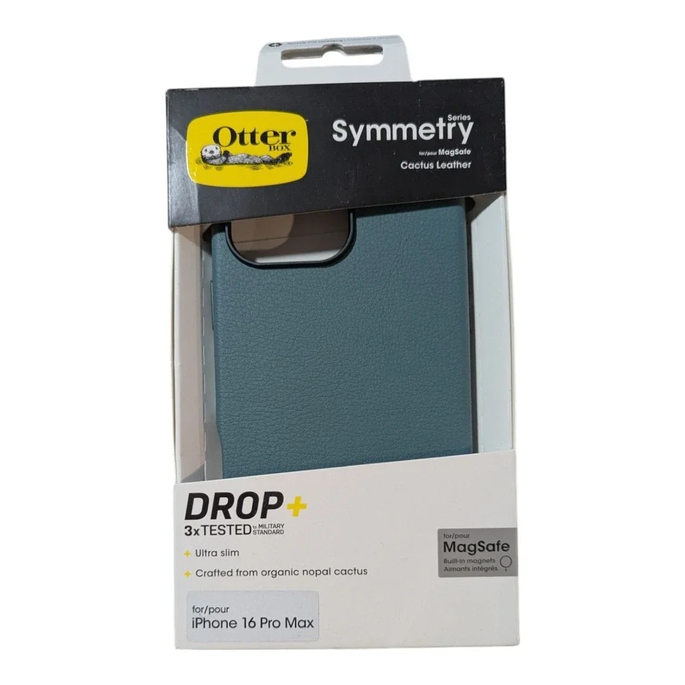 M4. OtterBox Cactus Leather MagSafe Apple iPhone 16 Pro Max - Green